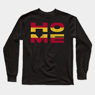 Home Spain Flag Spanish Long Sleeve T-Shirt